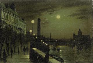 Wilfred Jenkins - The Thames Embankment, London; and The Houses of Parliament, London