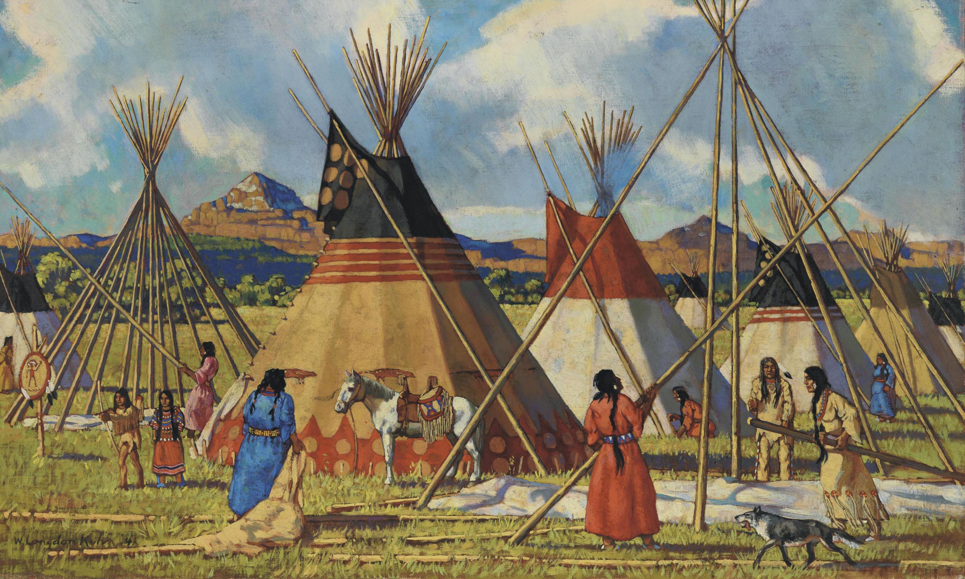 Wilfred Langdon Kihn - Making Camp