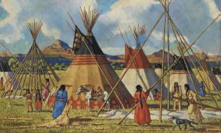 Wilfred Langdon Kihn - Making Camp