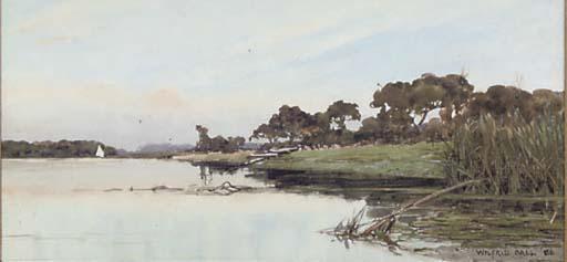 Wilfred Williams Ball - Rushes at the water\'s edge