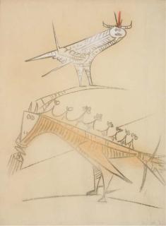 Wilfredo Lam - Oiseaux de guerre