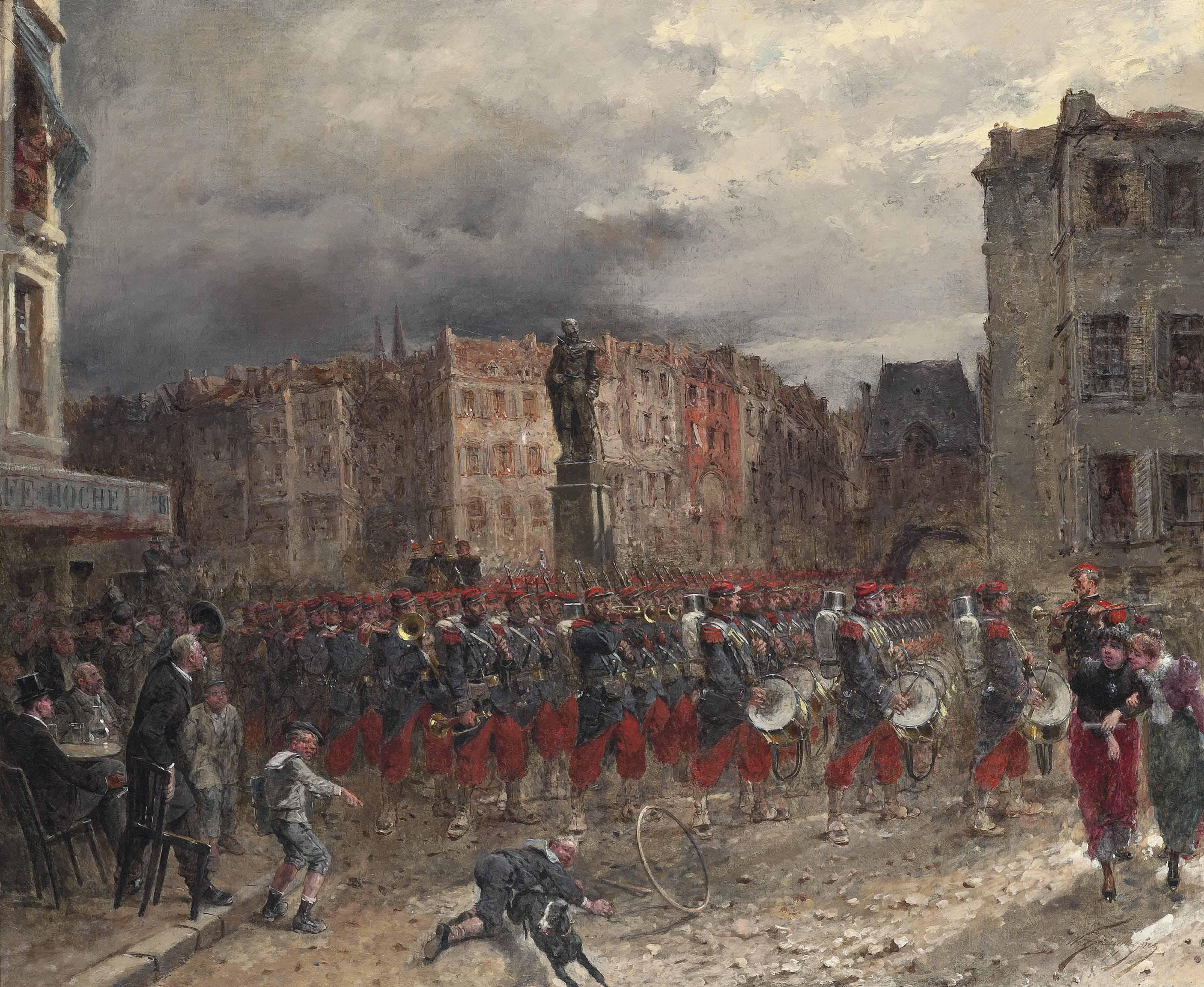 Wilfrid Constant Beauquesne - Les Dragons Royauy Á Rezonville