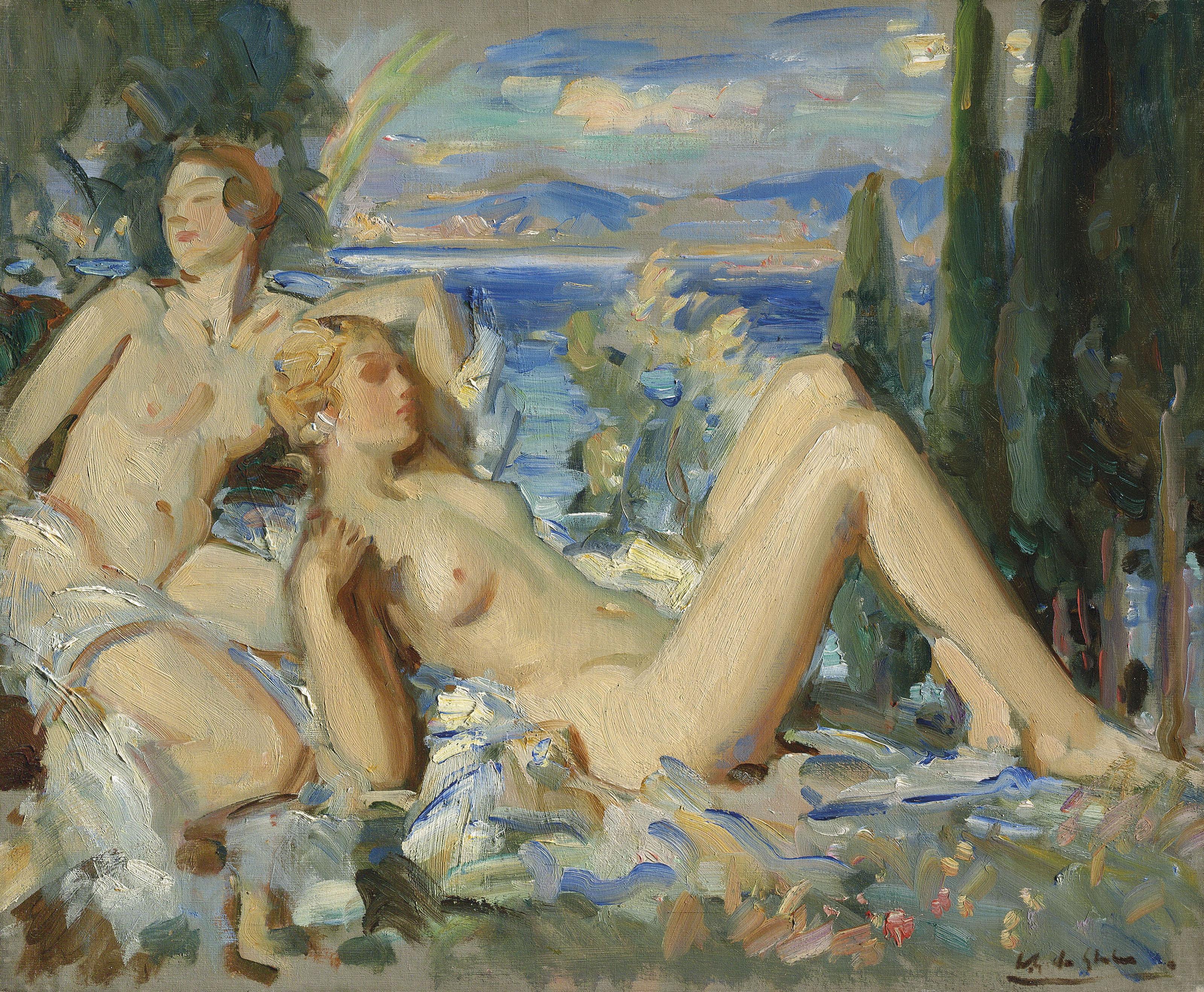 Wilfrid Gabriel De Glehn, R.A., N.E.A.C. - The Rainbow