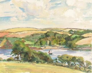 Wilfrid Gabriel De Glehn, R.A. - Helford River, Cornwall