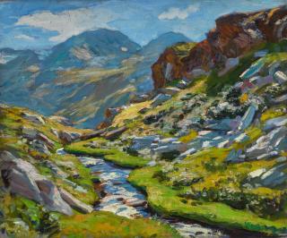 Wilfrid Gabriel De Glehn, R.A. - Portus, Val D’Aosta