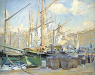 Wilfrid Gabriel De Glehn, R.A. - St Tropez