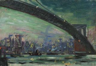 Wilfrid Gabriel De Glehn - Brooklyn Bridge