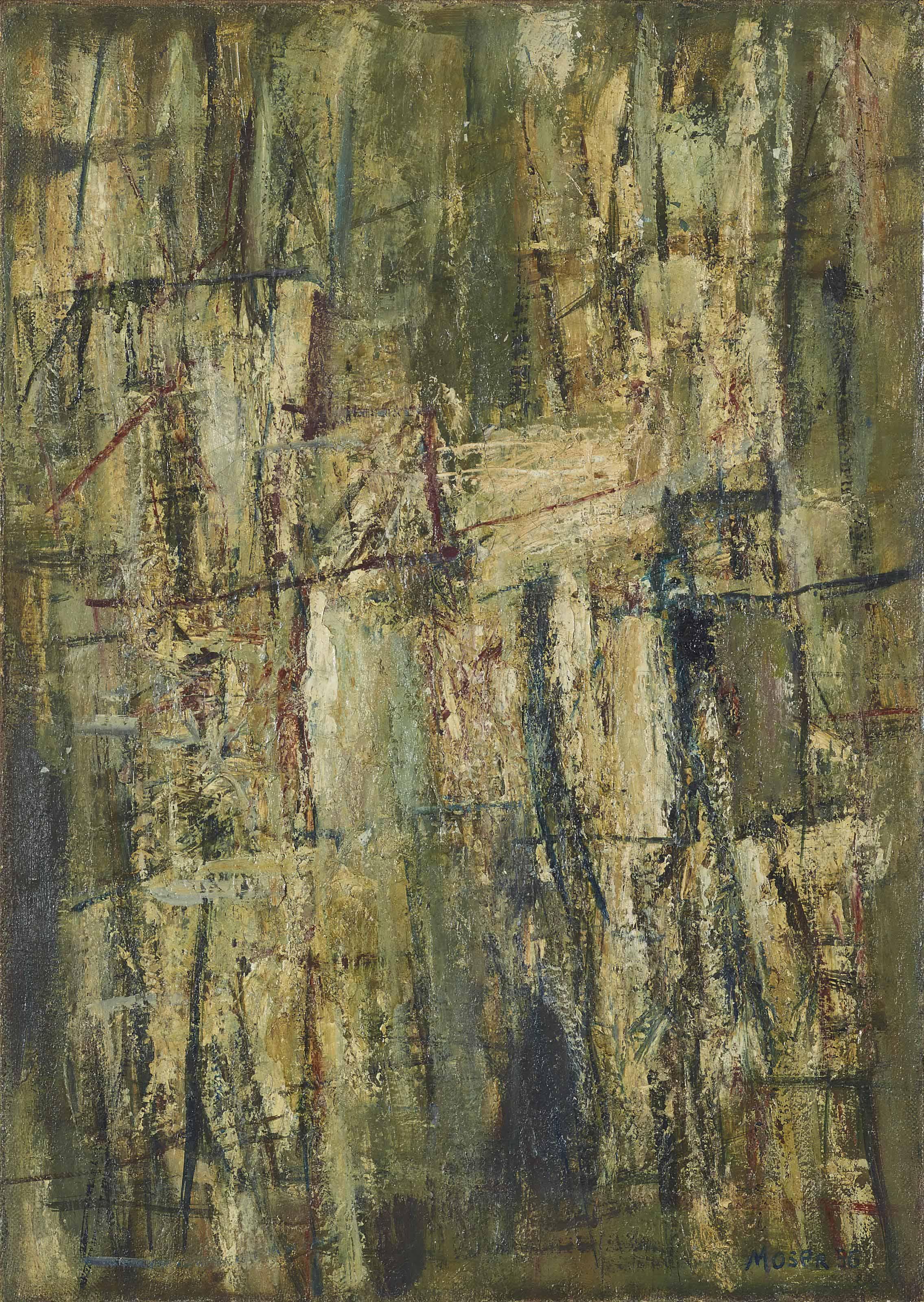 Wilfrid Moser - Ohne Titel, 1956