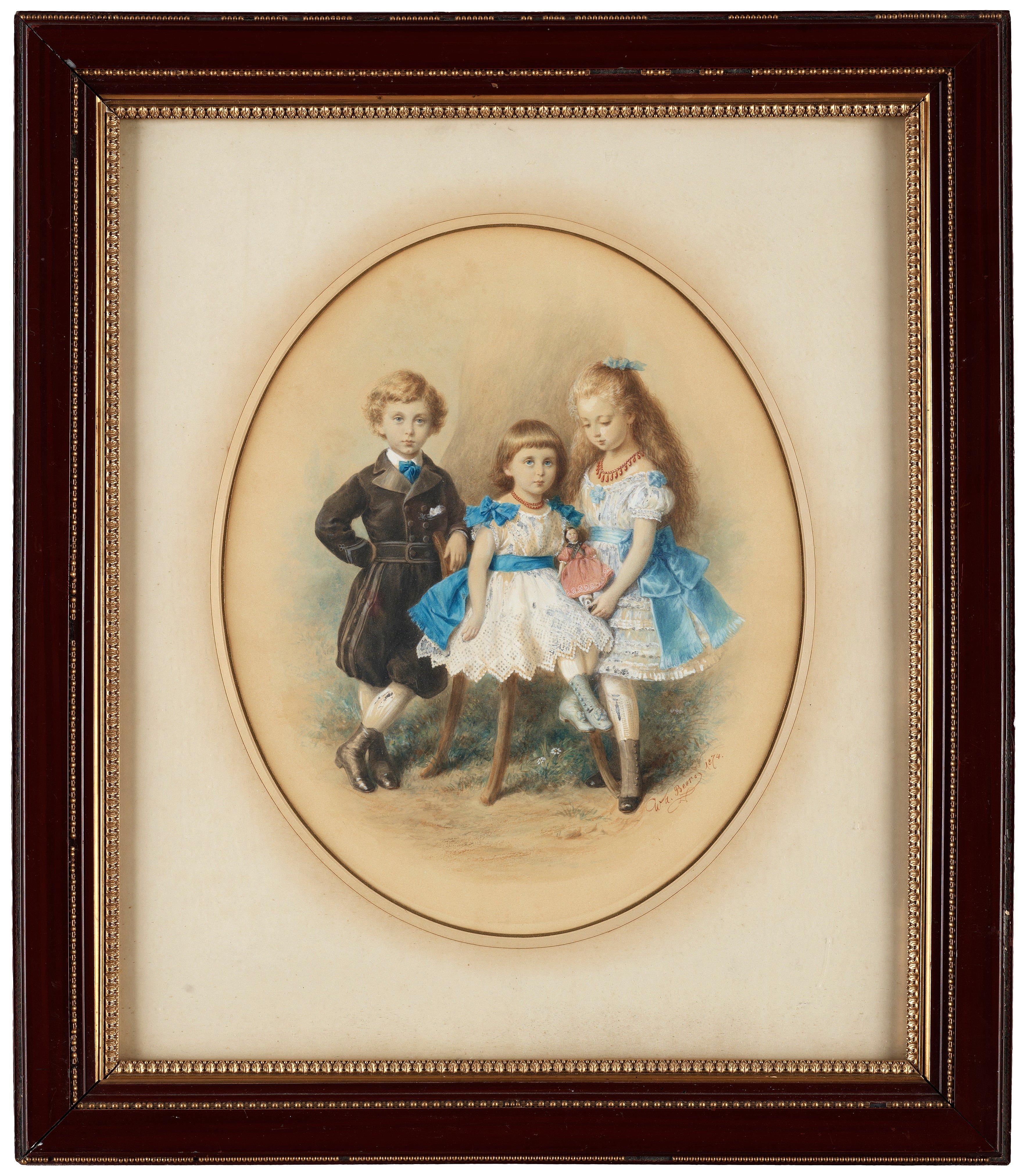 Wilhelm Amandus Beer - Three children