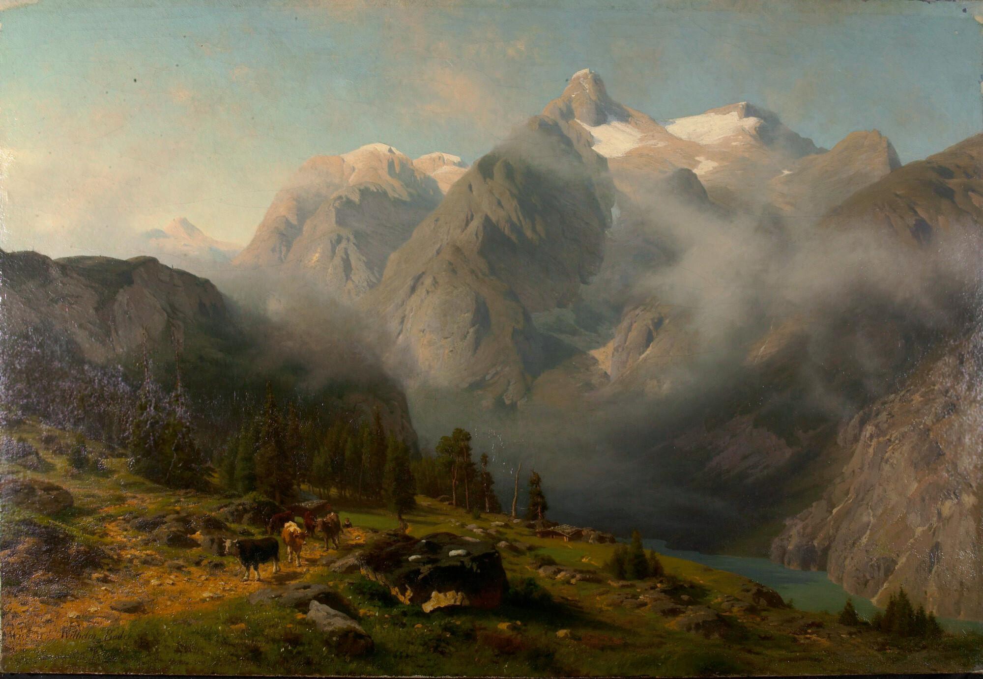 Wilhelm Bode - Der Watzmann.