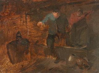 Wilhelm Busch - Eheliche Prügelei