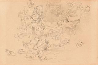 Wilhelm Busch - In der Schusterwerkstatt.