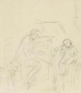 Wilhelm Camphausen - Am Klavier