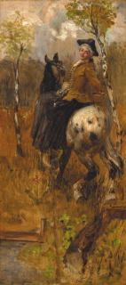 Wilhelm Carl Rauber - Riding side-saddle