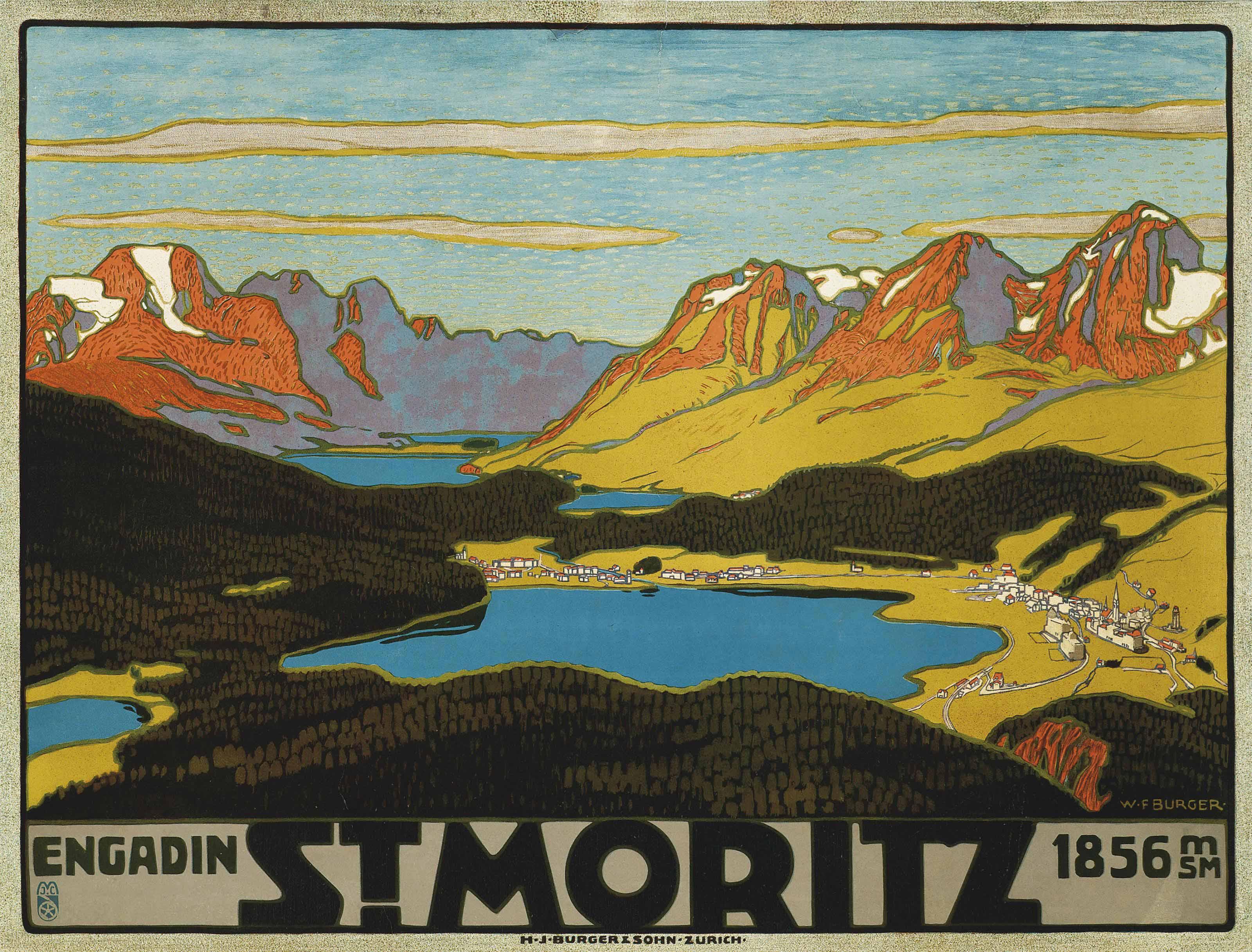 Wilhelm Friedrich Burger - St. Moritz