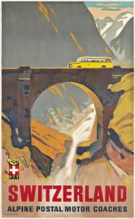 Wilhelm Friedrich Burger - Switzerland, Alpine Postal Motor Coaches