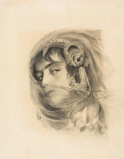 Wilhelm Gentz - Orientalischer Frauenkopf.