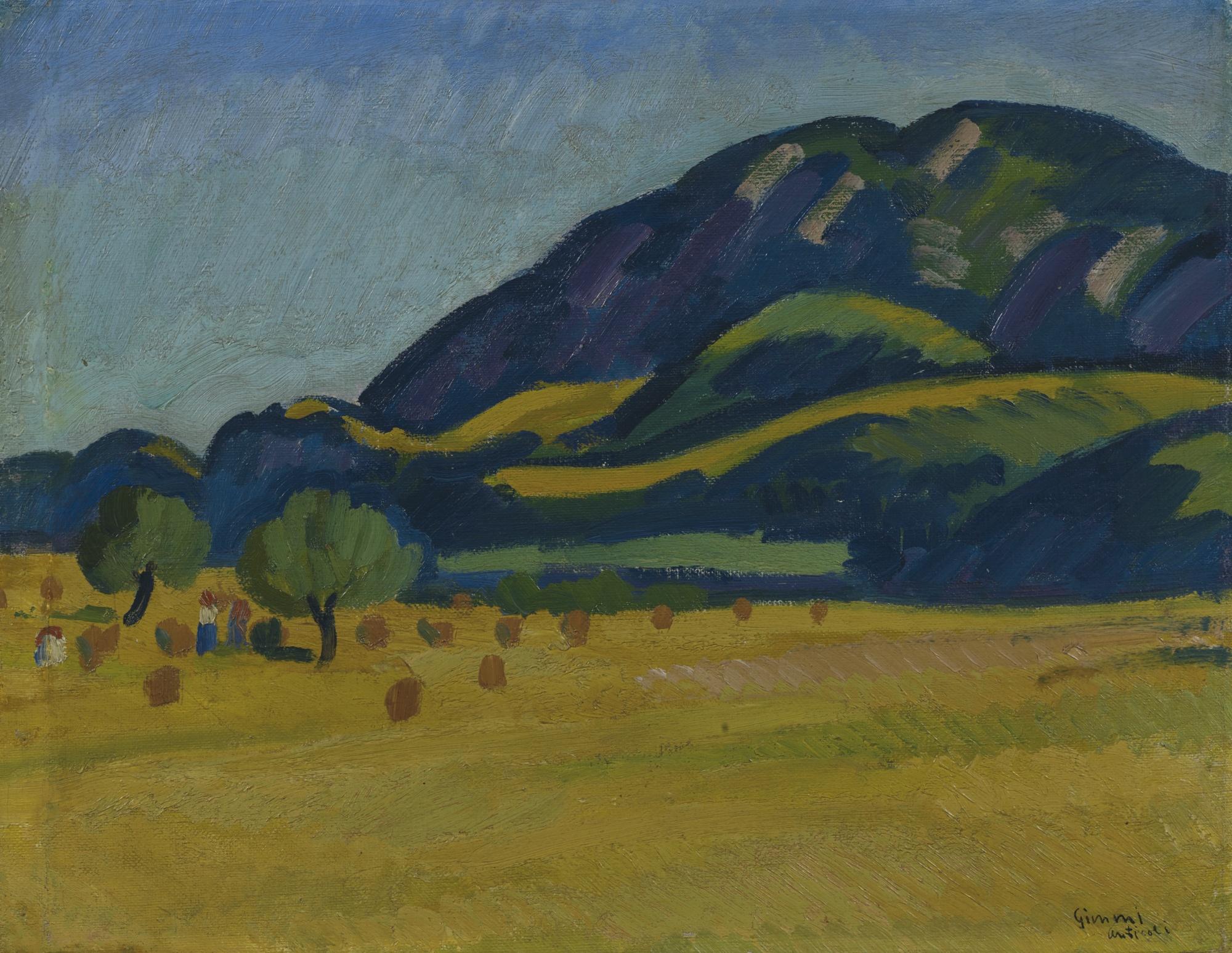 Wilhelm Gimmi - Anticoli, Les Monts Sabins (Rome), 1911