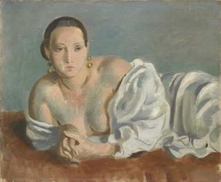 Wilhelm Gimmi - Demi-Nu Au Peignoir, 1924