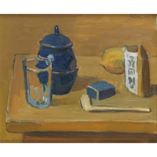 Wilhelm Gimmi - Nature Morte Au Citron (I) Les Toits Roses, Albi (Ii)