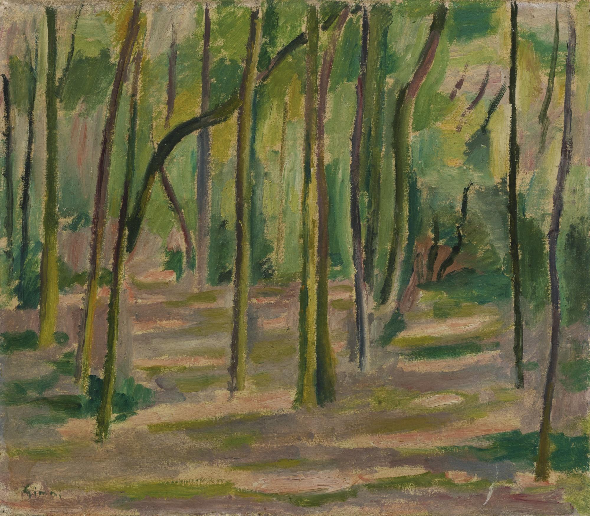 Wilhelm Gimmi - Sous-Bois, 1915