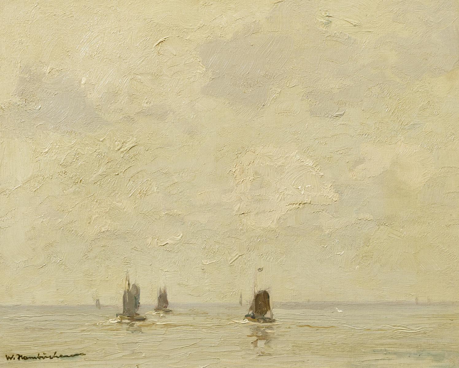 Wilhelm Hambüchen - Heimkehrende Boote