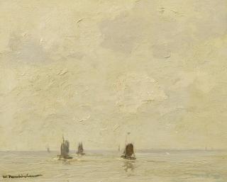 Wilhelm Hambüchen - Heimkehrende Boote