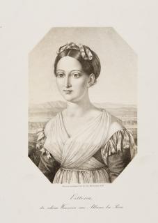 Wilhelm Hensel - Bildnis der Vittoria Caldoni.