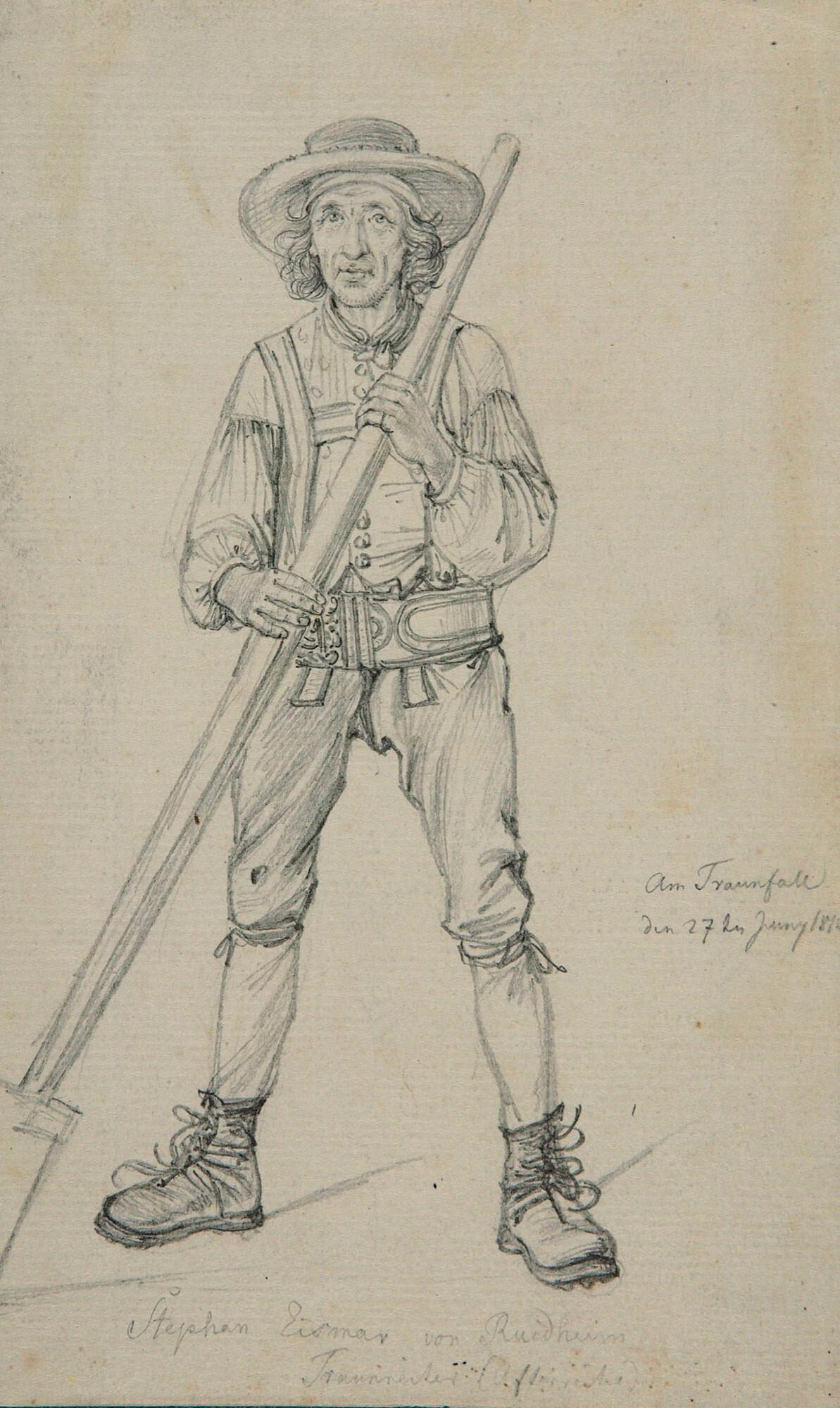 Wilhelm Hensel - Junger Bauer aus Oberösterreich.