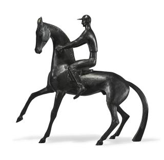 Wilhelm Hunt Diederich - Jockey And His Mount