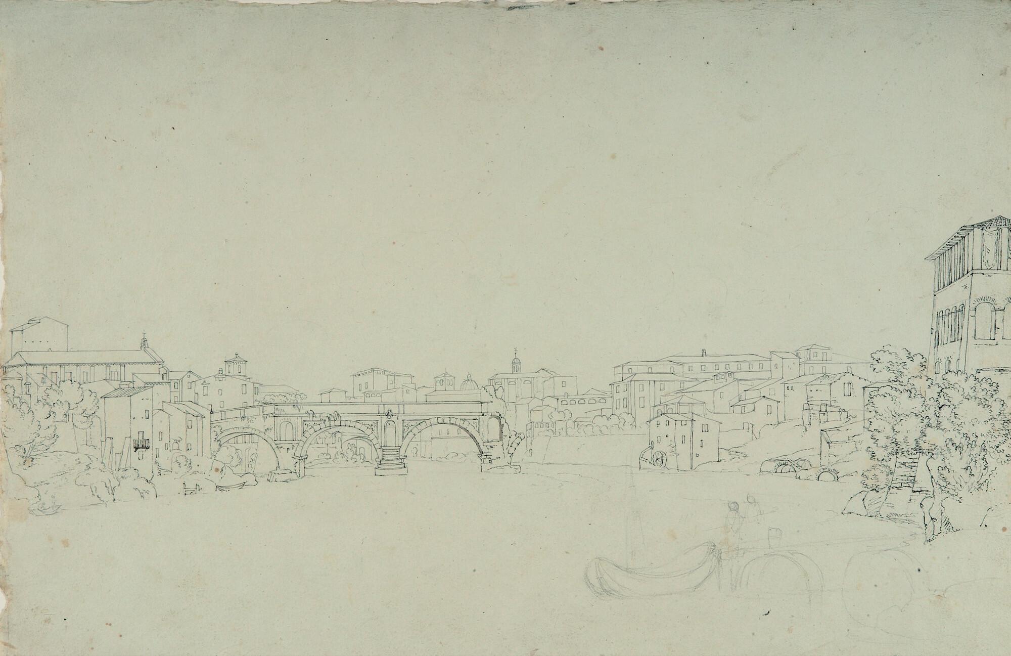 Wilhelm Jakob Huber - Ponte Emilio, Rom.
