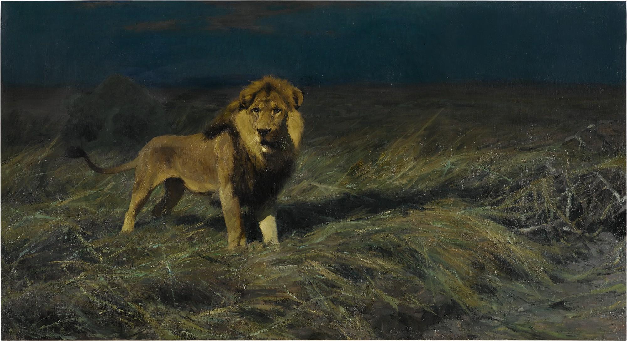 Wilhelm Kuhnert - Auf der Suche nach Beute (In Search of Prey)