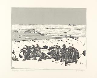 Wilhelm Laage - 2 Bll.: „Eisgang“ – „Altenwalder Mühle“