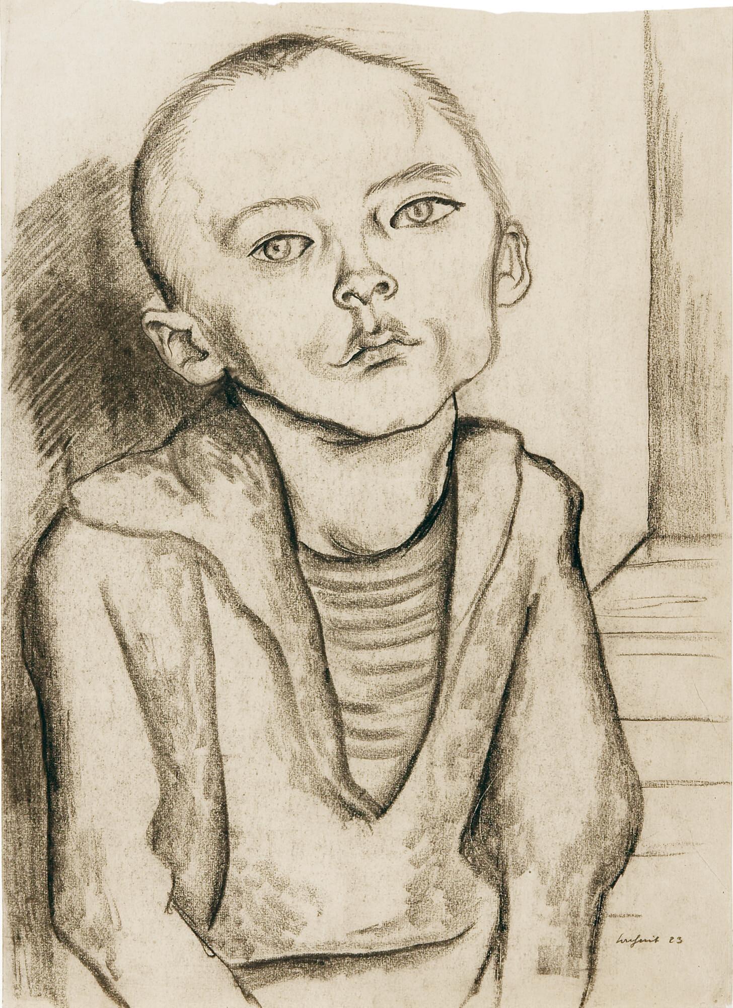 Wilhelm Lachnit - „Knabe in Matrosenjacke“.