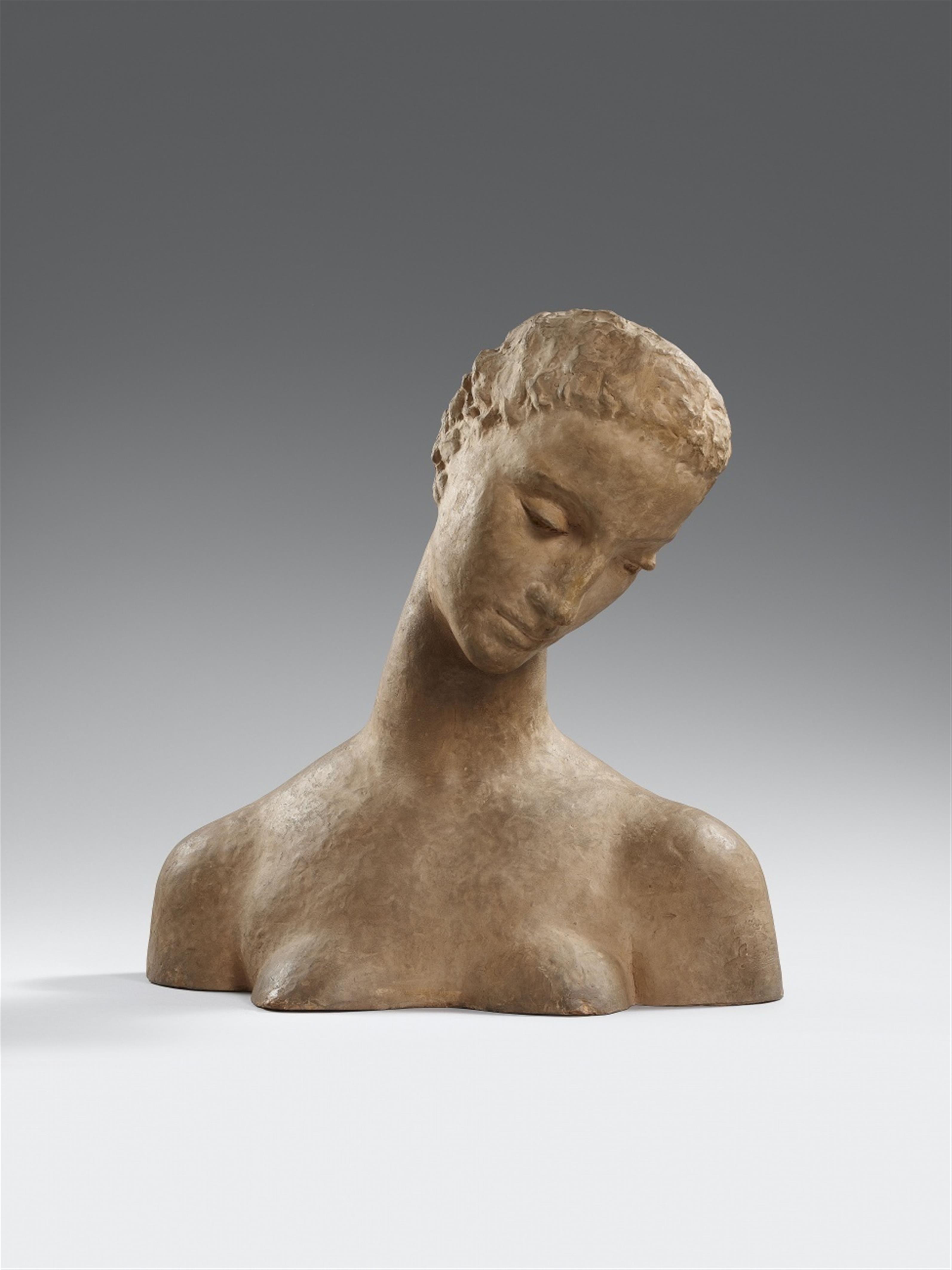 Wilhelm Lehmbruck - Büste der Knienden (Geneigter Frauenkopf)