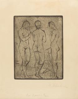 Wilhelm Lehmbruck - Drei Frauen, stehend.