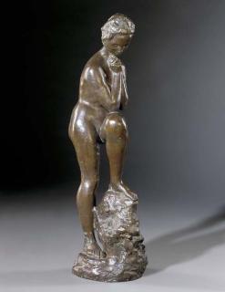 Wilhelm Lehmbruck - Mädchen mit aufgestütztem Bein