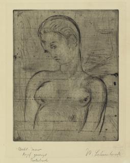 Wilhelm Lehmbruck - Weiblicher Torso, Kopf Geneigt (P. 27)
