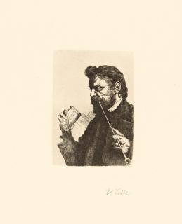 Wilhelm Leibl - Bildnis des Malers Sperl.