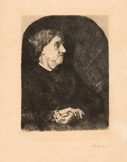 Wilhelm Leibl - Leibls Mutter.