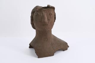 Wilhelm Loth - Kopf 4/54 - Portraitstudie Eva F.W.