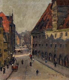 Wilhelm Lucas - Nürnberger Straßenansicht