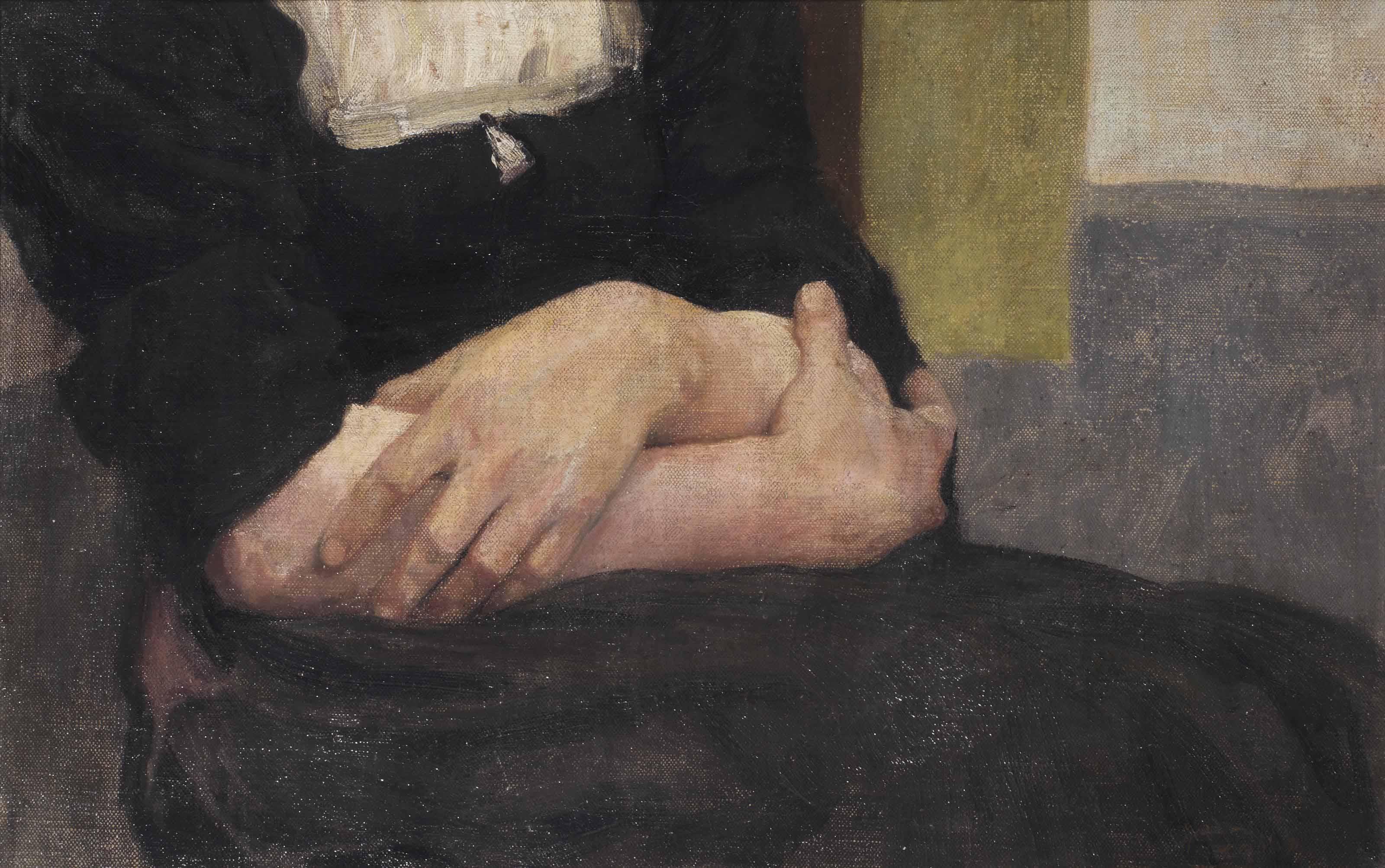 Wilhelm Maria Hubertus Leibl - Hands