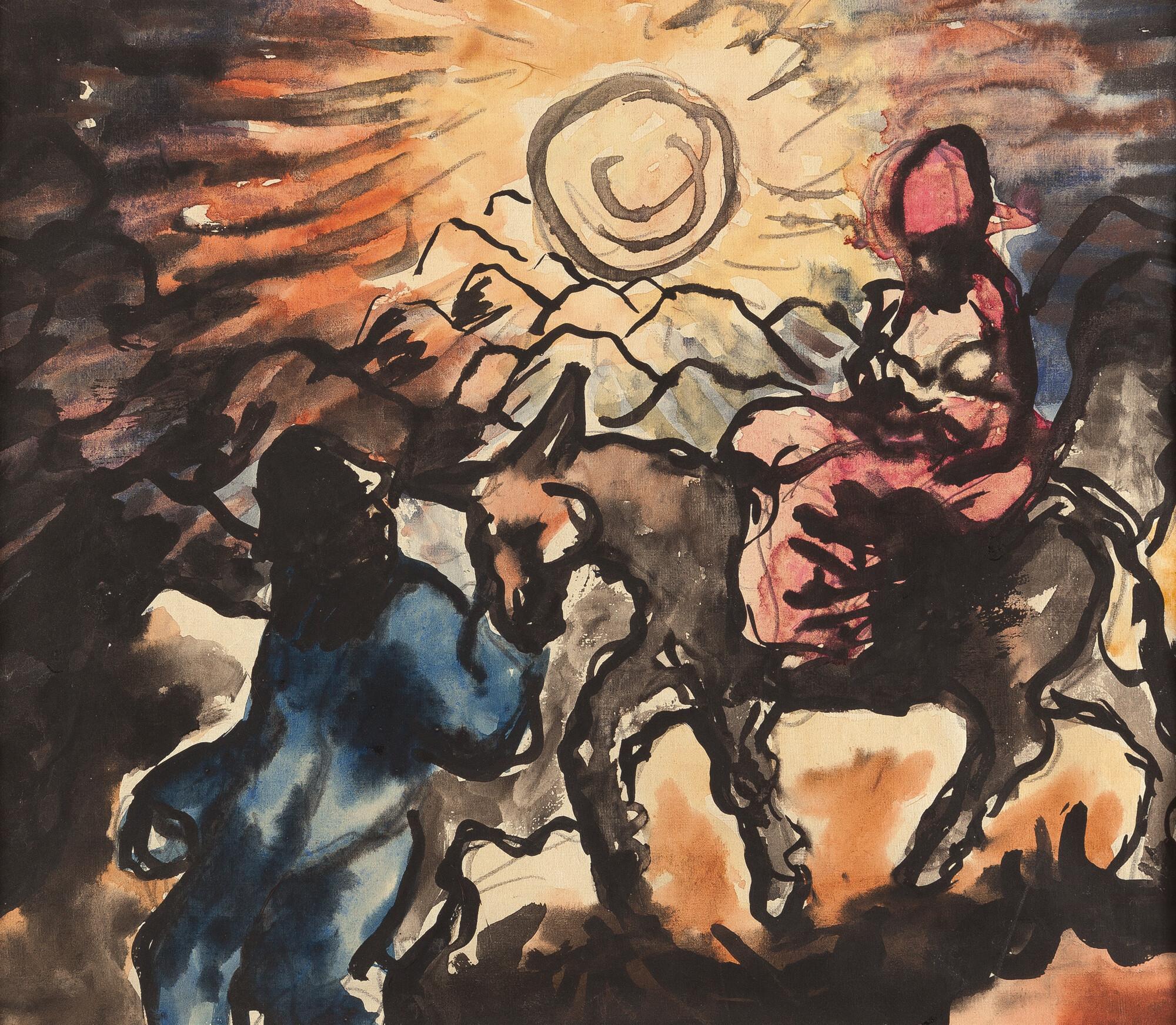 Wilhelm Morgner - Flucht nach Ägypten