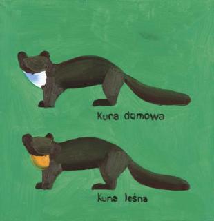 Wilhelm Sasnal - Untitled (Kuna Domowa Kuna Lesna)