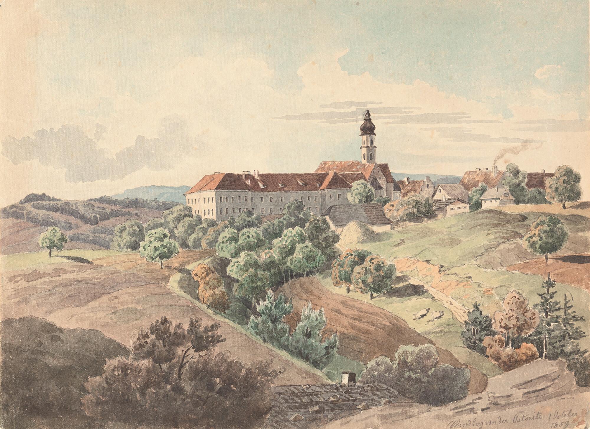 Wilhelm Scheuchzer - Kloster Windberg bei Boden an der Donau