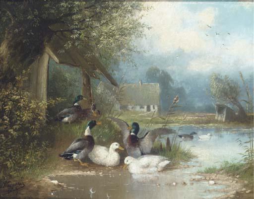 Wilhelm Scheurer - The duck pond