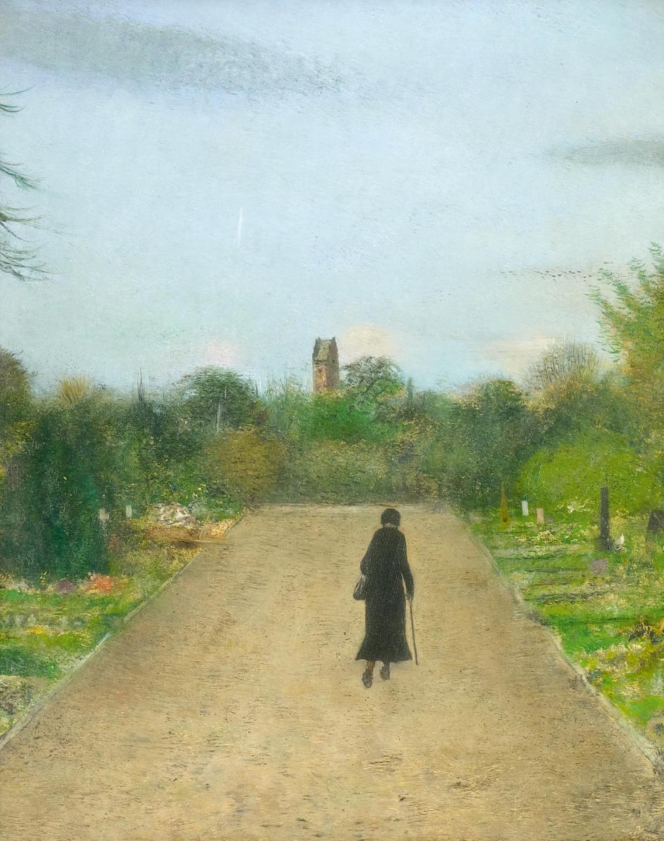 Wilhelm Schmurr - Auf dem Friedhof