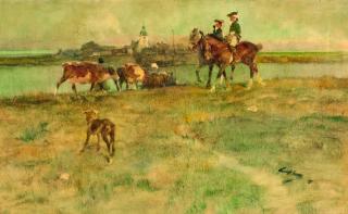 Wilhelm Schreuer - Ausritt am Niederrhein