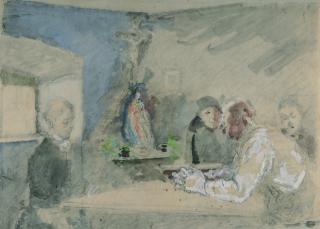 Wilhelm Thöny - In der Wohnstube.